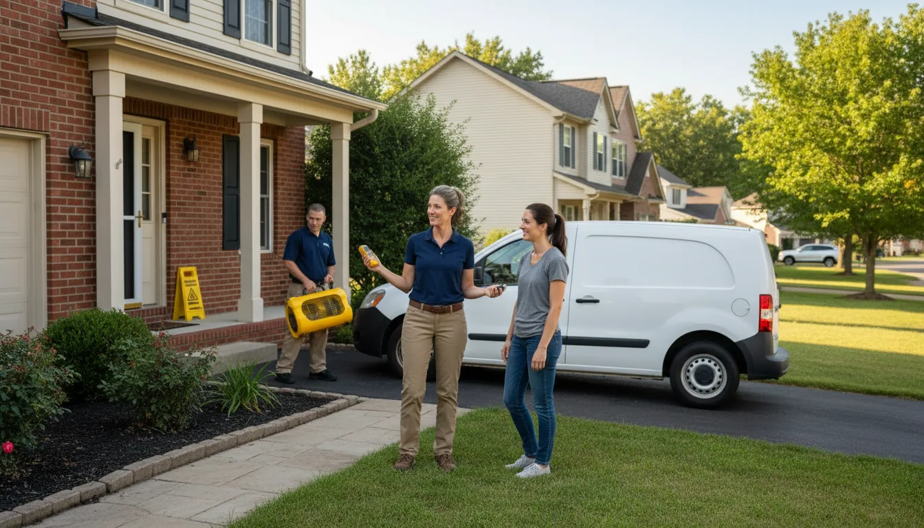 Water restoration image for Home Water Damage Repair in Slanesville, WV